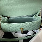 CHANEL Coco Handle Light Green-23cm - 2