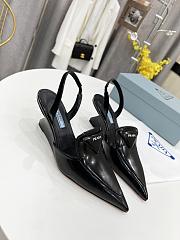 Prada high heels black heel 6.5cm - 4