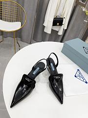 Prada high heels black heel 6.5cm - 2