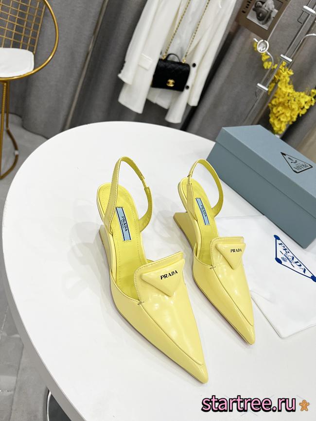 Prada High heels Yellow heel 6.5cm - 1