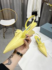 Prada High heels Yellow heel 6.5cm - 3