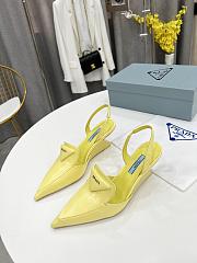 Prada High heels Yellow heel 6.5cm - 4
