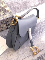 Dior Saddle Bag Ligt Blue-25.5✕20✕6.5cm - 2