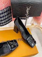 Louis Vuitton Heels Black-HEEL8.5CM - 2