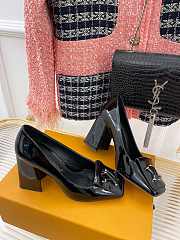 Louis Vuitton Heels Black-HEEL8.5CM - 3