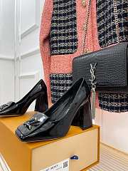 Louis Vuitton Heels Black-HEEL8.5CM - 5