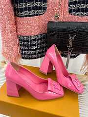 Louis Vuitton Heels Pink-HEEL8.5CM - 3