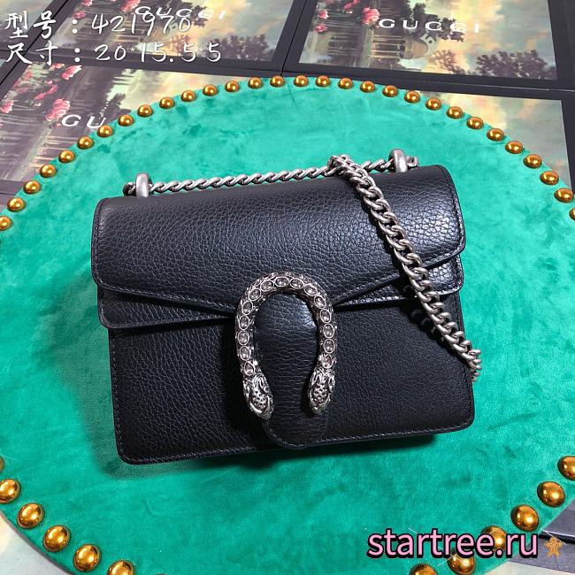 Gucci Dionysus Small Black leather-20*15.5*5cm - 1