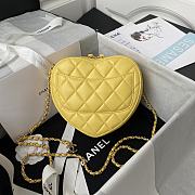 Chanel Mini Heart Shaped Bag -17×15×6cm - 4