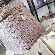 Goyard White Muse Vanity Bag Silver Hardware-20cm*14cm*16cm - 2