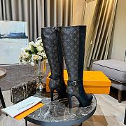 Louis Vuitton High Boots Heel Monogram&Black  - 1