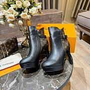 Louis Vuitton Short Boots Heel Monogram&Black - 4