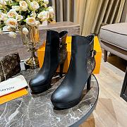 Louis Vuitton Short Boots Heel Monogram&Black - 2