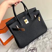 Hermes Birkin 30 Black with Gold Hardware - 4