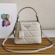Prada Women Small Leather Bag White-25cm - 1