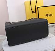 Fendi Tote Sunshine Medium Dark gray leather - 5