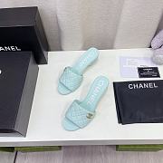 Chanel slipper lighter blue - 3