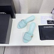 Chanel slipper lighter blue - 5