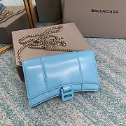 Balenciaga Hourglass Chain Leather Wallet On Chain-19X12X5cm - 1