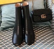 Fendi First Black leather boots with medium heel - 5