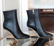 Fendi First Black leather boots with medium heel - 1