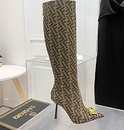 Versace x Fendi Fendace Women's Medusa Knee High Boots - 3