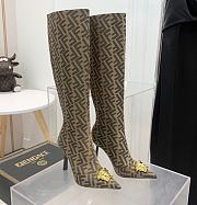 Versace x Fendi Fendace Women's Medusa Knee High Boots - 2