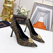 VERSACE Fendace Ff Jacquard Pumps - 3