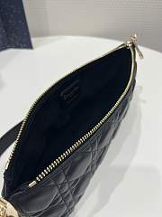 DIOR CLUB BAG Black Cannage Lambskin- 27*12*5cm - 3