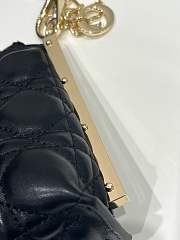 DIOR CLUB BAG Black Cannage Lambskin- 27*12*5cm - 5