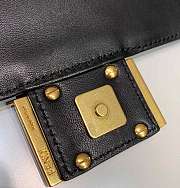 Fendi Baguette Acid Black nappa leather bag-19*4*11.5 - 3