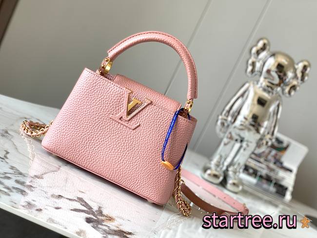 Louis Vuitton Mini Capucines Pink-21 x 14 x 8cm - 1