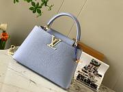 Louis Vuitton MM Capucines Blue-31.5 x 20 x 11cm - 1