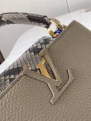 Louis Vuitton Galet Taurillon Leather and Python Capucines BB Bag-21cm - 3