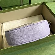 Ophidia Beige and lilac jumbo GG mini bag  -20x 15x 5cm - 5