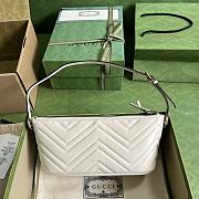 GG Marmont White shoulder bag-23x 12x 10cm - 2