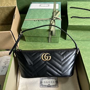 GG Marmont Black shoulder bag-23x 12x 10cm