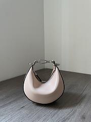 Fendi graphy Nano Light Pink leather bag-16.5*14*5cm - 1