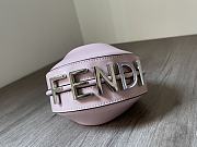 Fendi graphy Nano Pink leather bag-16.5*14*5cm - 2