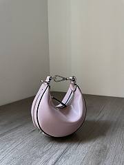 Fendi graphy Nano Pink leather bag-16.5*14*5cm - 5