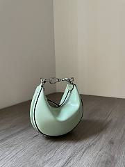 Fendi graphy Nano Mint green leather bag - 5