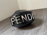 Fendi graphy Nano Black leather bag-16.5*14*5cm - 3