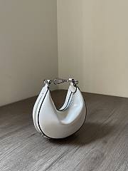 Fendi graphy Nano White leather bag-16.5*14*5cm - 4