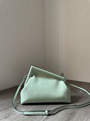 Fendi First Small Mint green leather bag-26x9.5x18cm - 3