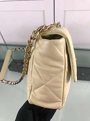 Chanel 19 Large Beige Lambskin Mixed Hardware - 4