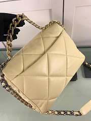 Chanel 19 Large Beige Lambskin Mixed Hardware - 5