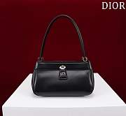 DIOR Small KEY BAG Black Box Calfskin - 1