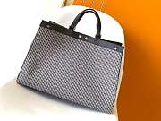 Fendi X-Tote Gray houndstooth wool shopper with FF embroidery - 2