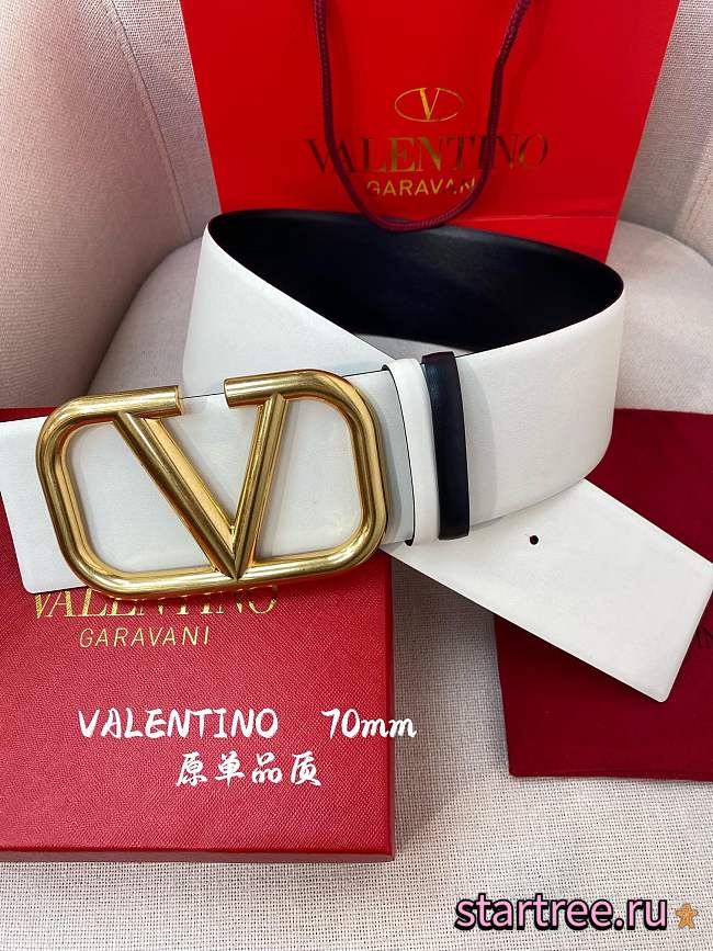 Valentino Belts White 7cm - 1