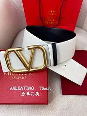 Valentino Belts White 7cm - 1